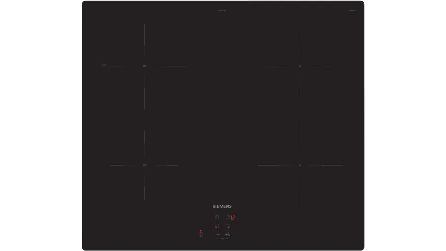 Siemens iQ100 EU611AGA5E İndüksiyonlu Ocak 60 cm Siyah, Çerçevesiz Yüzey