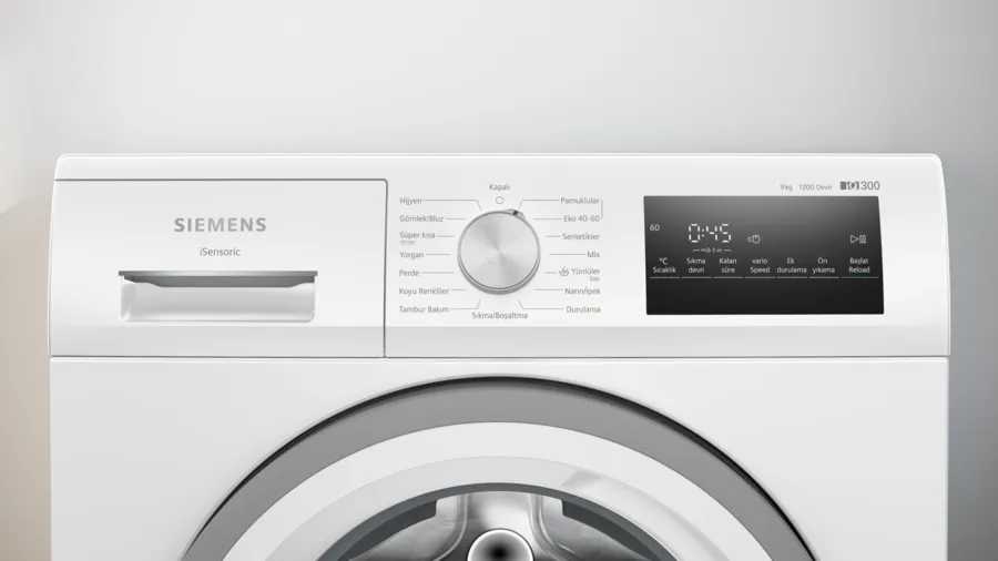 Siemens iQ300 WM12N200TR Çamaşır Makinesi 9 kg 1200 dev./dak.