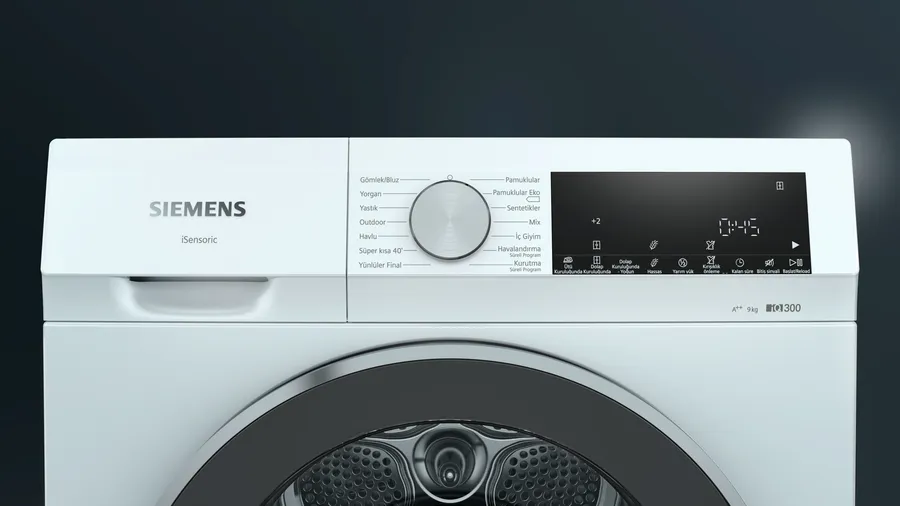 Siemens iQ300 WQ51G200TR Isı Pompalı Kurutma Makinesi 9 kg