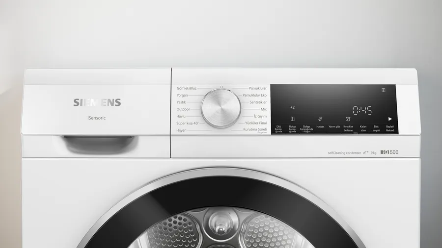 Siemens iQ500 WQ44G2C1TR Isı Pompalı Kurutma Makinesi 9 kg