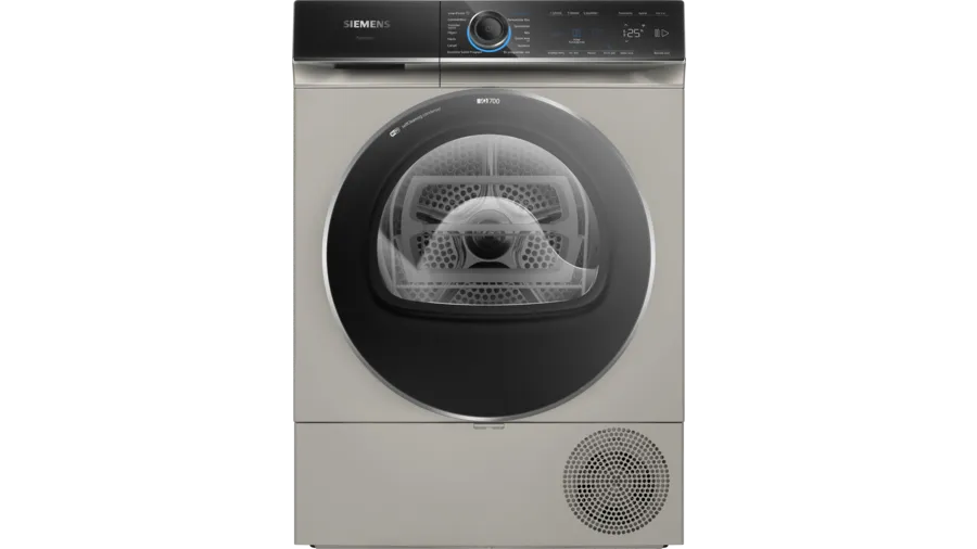 Siemens iQ700 WQ45B2AXTR Isı Pompalı Kurutma Makinesi 9 kg Gümüş