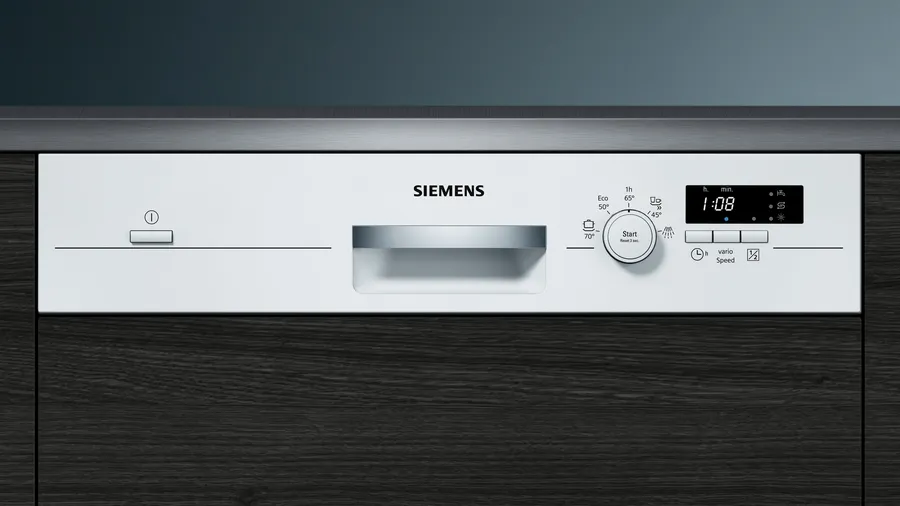 Siemens iQ100 SN515W01DT Yarı Ankastre Bulaşık Makinesi 60 cm Beyaz