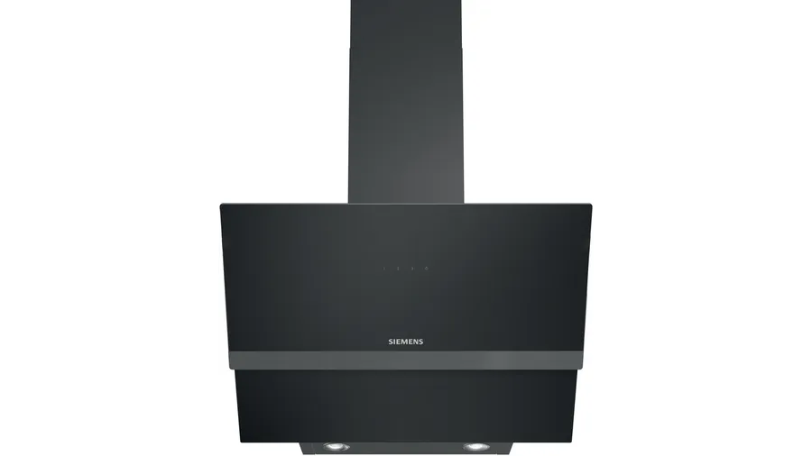 Siemens iQ300 LC65KAJ30T Duvar Tipi Davlumbaz 60 cm Siyah Cam