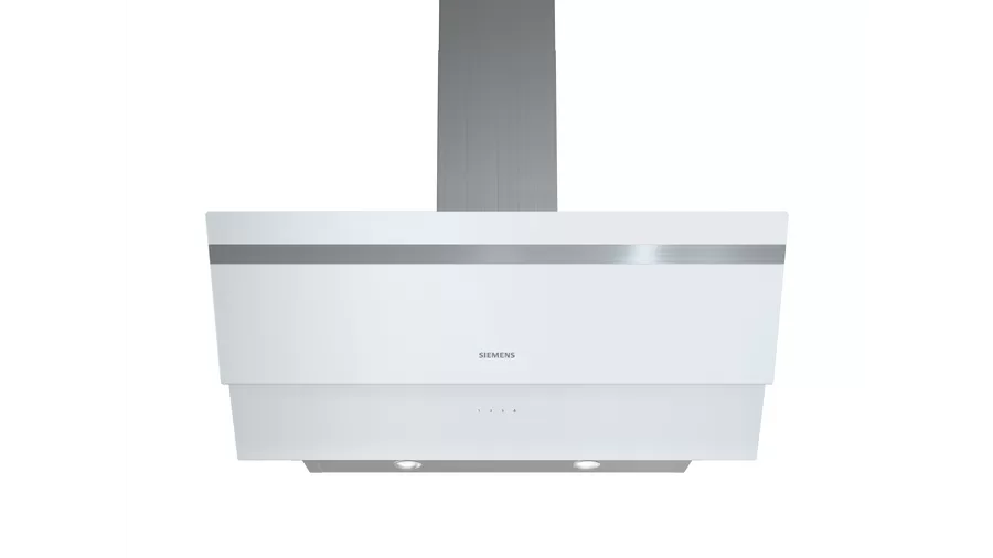 Siemens iQ300 LC95KA270T Duvar Tipi Davlumbaz 90 cm Beyaz Cam Yüzey