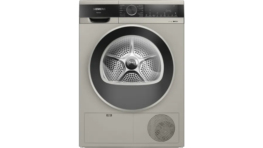 Siemens iQ300 WQ41G20TTR Isı Pompalı Kurutma Makinesi 9 kg Gümüş