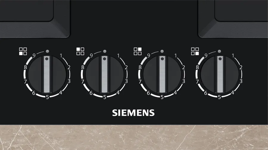 Siemens iQ500 EP6A6PB20 Gazlı Ocak 60 cm Sert cam