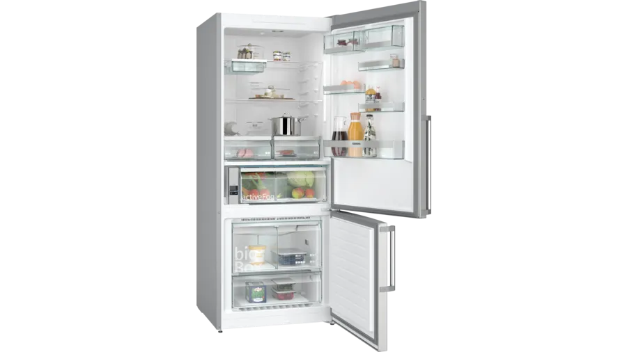 Siemens iQ700 KG76APIE0N Alttan Donduruculu Buzdolabı 186 x 75 cm Kolay temizlenebilir Inox