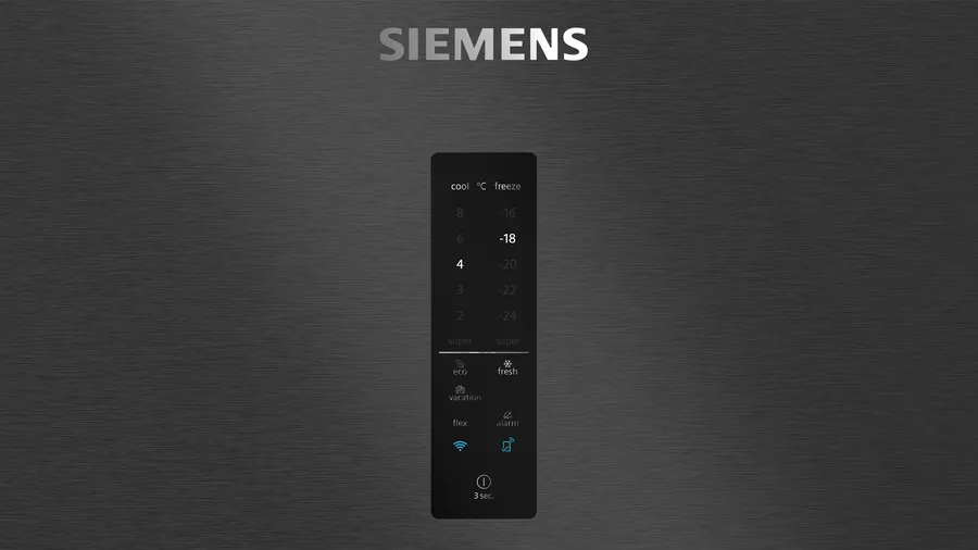 Siemens iQ700 KG86PAXB0N Alttan Donduruculu Buzdolabı 186 x 86 cm darkSteel Line